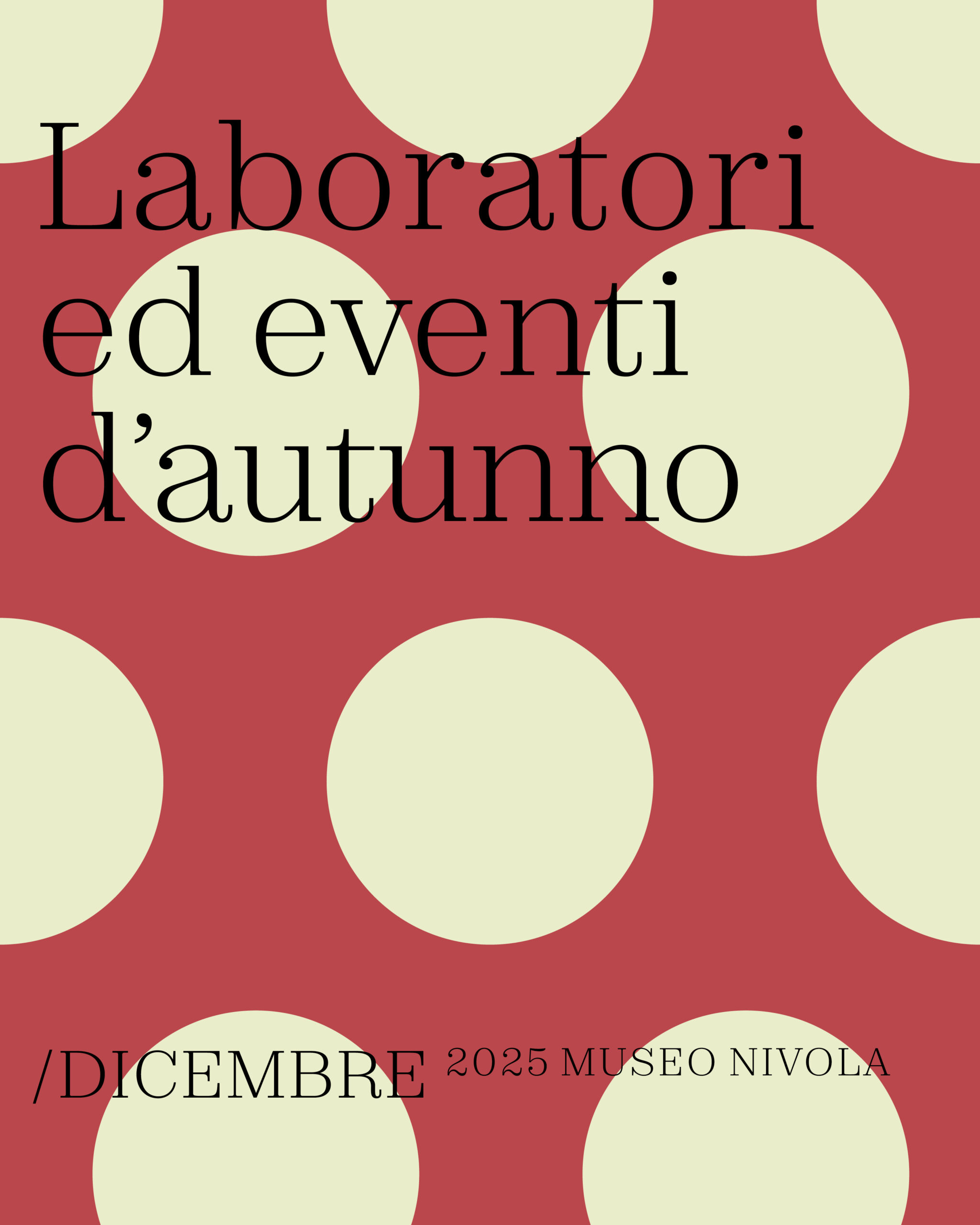 Laboratori ed Eventi di Dicembre