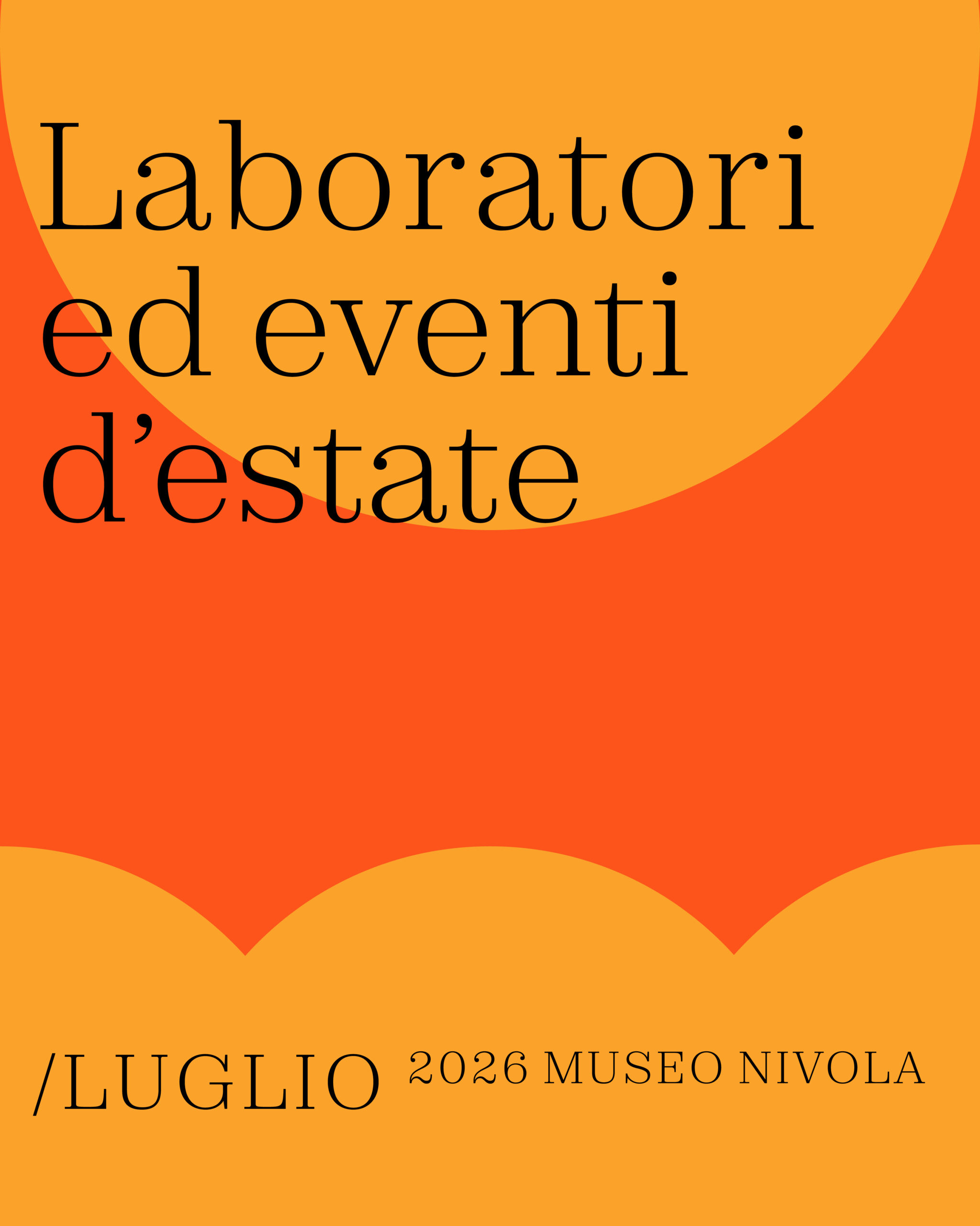 Laboratori ed Eventi di luglio