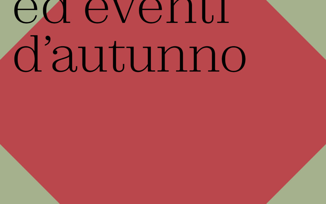Laboratori ed Eventi di ottobre